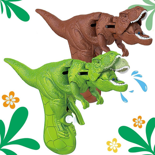 Paquete De 2 Pistolas De Agua De Dinosaurio Pistolas De