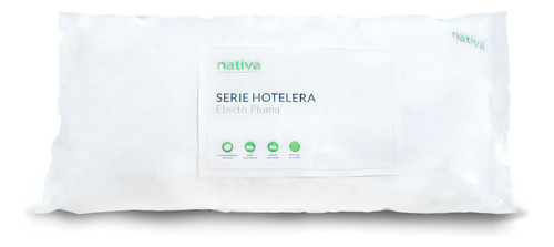 Almohada Nativa Fibra Serie Hotelera 70x40