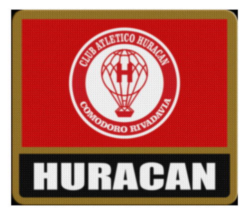 Parche Termoadhesivo Flag Huracan Comodoro Rivadavia