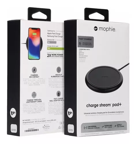 Cargador Inalámbrico Mophie Juice Pack Wireless Batería iPhone 7 Plus 8  Plus Negro