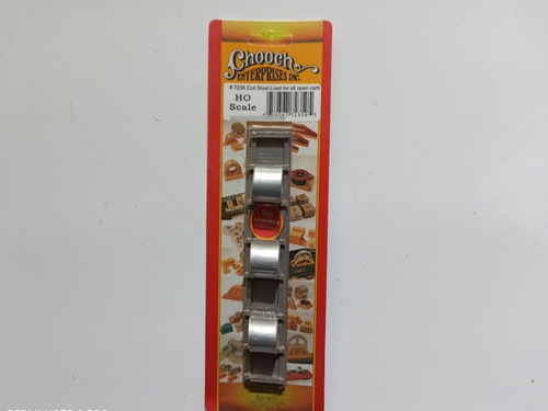 Carga Bobinas De Acero Para Vagones Abiertos Ho 1/87 Chooch