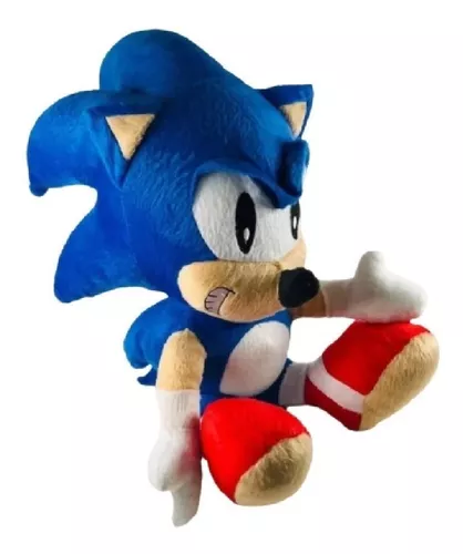 Boneco Pelúcia Sonic Azul Gold Preto Vermelho Cinza Tails Shadow Amy  Knuckles