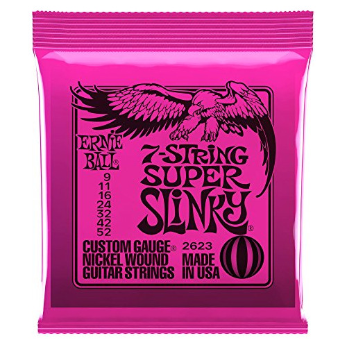 Cuerdas De Guitarra Eléctrica Ernie Ball Super Slinky 7