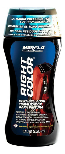 Right Color Cera Sellador Color Negro 250ml Marflo