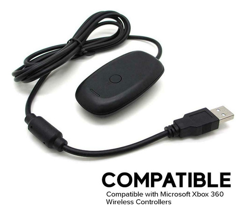 Receptor Inalámbrico Para Pc Gamepad Para Xbox 360 Usb