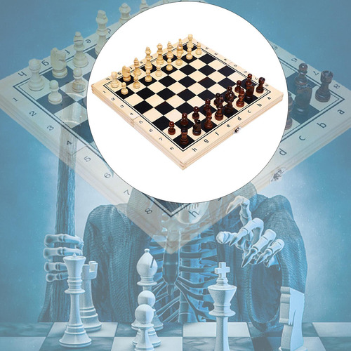 Juego De Ajedrez Juego De Ajedrez De Madera Con