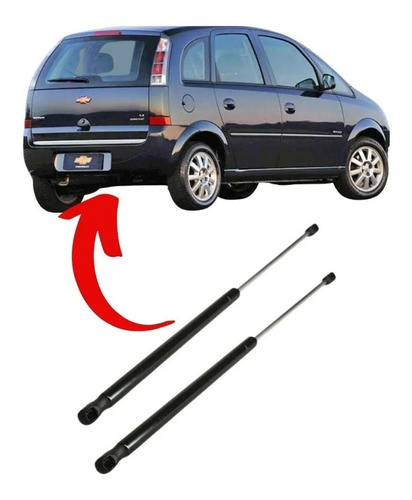 Kit X2 Amortiguadores Porton Baul Trasero Chevrolet Meriva 