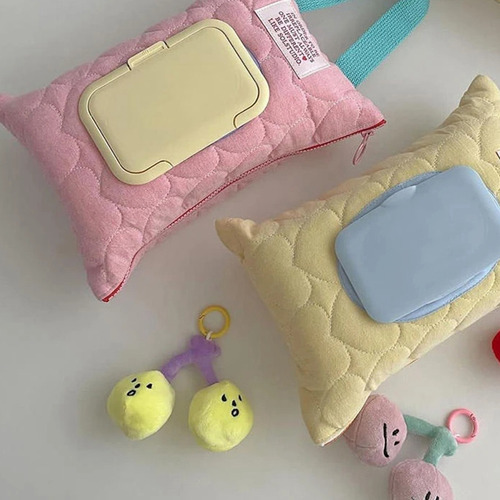 Bolsa Portátil De Algodón Para Toallitas Húmedas Para Bebés,