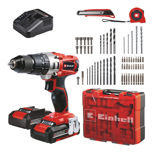 Taladro Inalámbrico Einhell Te-cd 18/2 Li-i +64 2x2,0 Ah