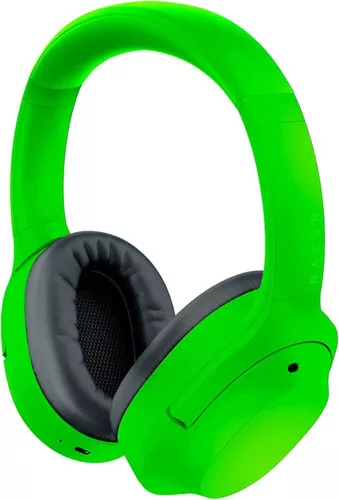 Auriculares in-ear gamer inalámbricos Razer Hammerhead True Wireless X  negro con luz verde LED