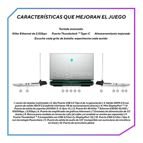 Imagen 10 de 10 de Dell Alienware Area 51 Gamer I7 + 16gb + 512ssd + Rtx 8gb