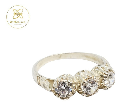 Anillo Plata Con Cubic