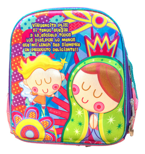Lonchera Virgencita Plis Distroller Ruz