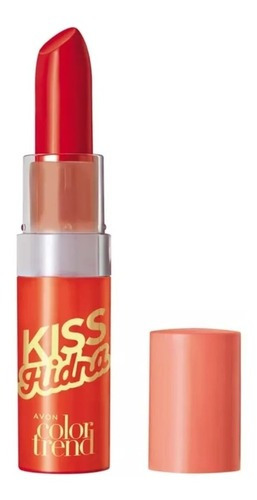 Batom Kiss Hidra Color Trend Avon Cor Vermelho pop