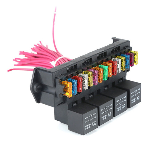 Caja De Fusibles Para Automóvil, Caja De Fusibles De 15 Circ