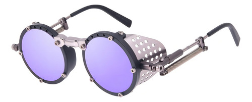 Óculos De Sol Unissex Alok Tech In Style Icônico Steampunk F