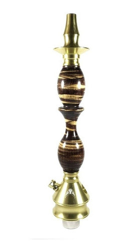 Stem Narguile Marajah Dhule Timber 35cm - Dourado  Preto