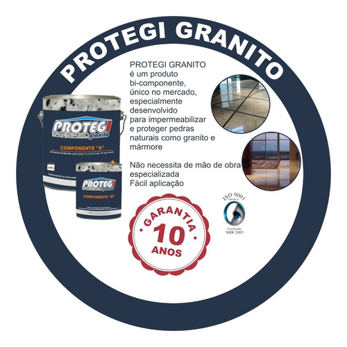 Imagem 4 de 5 de Impermeabilizante Para Mármore E Granito Protegi Granito