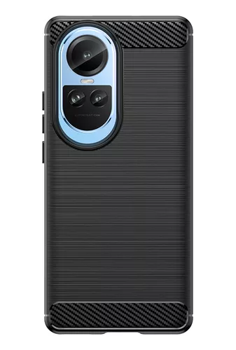 Funda Para Oppo Reno 10 Pro Cepillado Carbono Fibra Textura