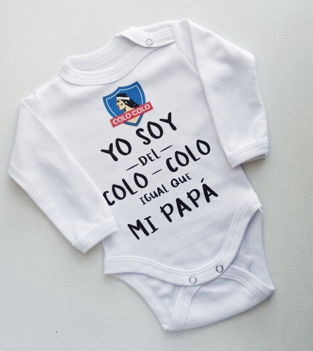 Imagen 1 de 1 de Body (pilucho) Dia Del Padre. Soy Del Colo Como Mi Papá