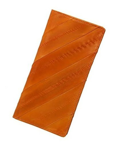 Vidlea Genuine Eel Skin Wallet Diagonal Long Slim 5vtql