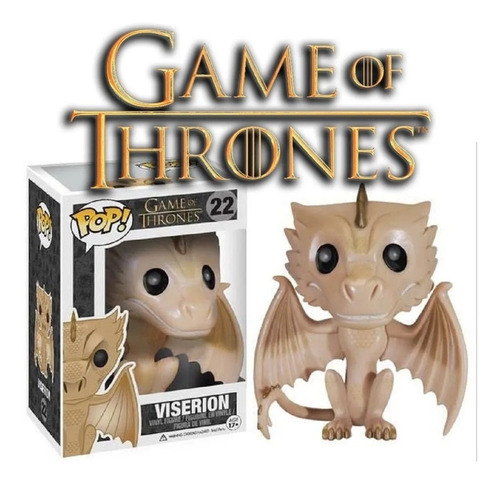 Funko Pop Dragon Viserion Game Of Thrones Juego De Tronos