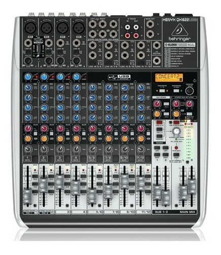 Mixer Consola Behringer Xenyx Qx 1622 Usb 12 Canales 