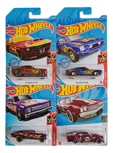 '67 Shelby Gt500, '68 Chevy Nova, 68 Shelby Gt500 Hot Wheels