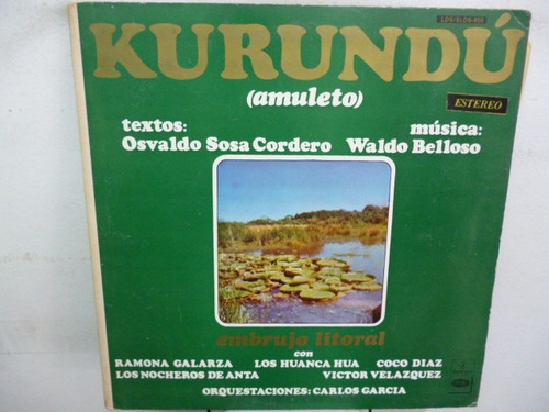 Waldo Belloso Huanca Hua Kurundu Vinilo Argentino (Usado)