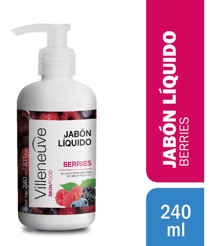 Jabon Liquido Villenueve Berries X 240 Ml