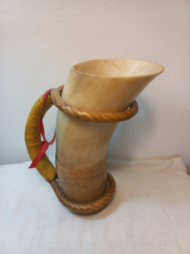 Cuerno De Vaca, Vaso 19 Cm (Usado)