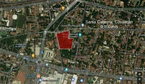 Terreno En Venta, Centro Histórico De Coyoacán.