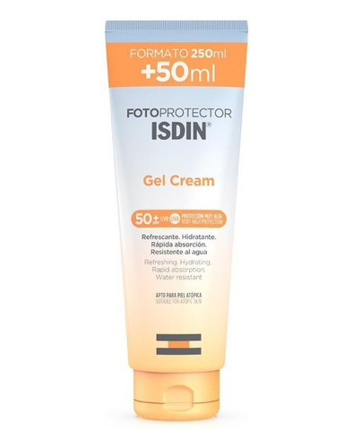 Isdin Fotoprotector Gel Cream Spf 50+, 250 Ml