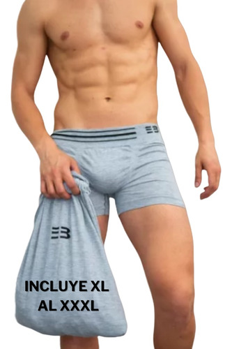 Boxer Algodón Sin Costura Pack X 12u (xl-xxxl)