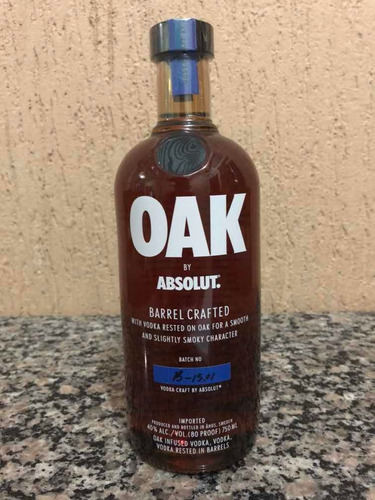 Vodka Absolut Oak Barrel Crafted 750ml 40%vol