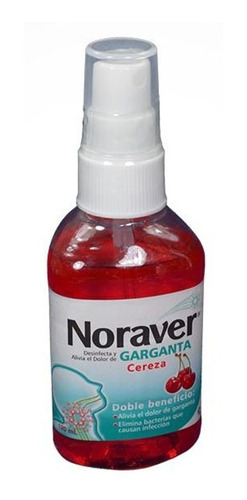 Noraver® Garganta Spray Cereza 12 - Unidad a $42100