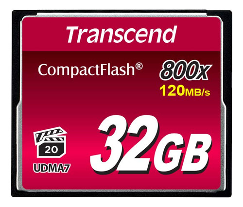 Transcend Tarjeta De Memoria Compactflash De 32 Gb 800x (ts3