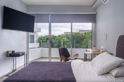 Depto. En Venta Playa Del Carmen Q. Roo De 3 Recamaras Amueblado Full En Residencial Starlight Towers