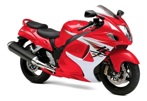 Kit Adesivos Para Suzuki Gsx 1300r 2014 19888 Cor Vermelho