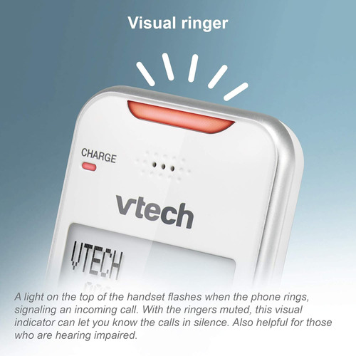 Teléfono Inalámbrico Vtech Vs112-37 Dect 6.0 Bluetooth 3...