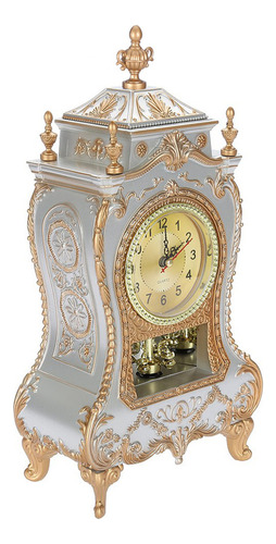 Qw Reloj De Mesa Vintage De Plástico, Estilo Antiguo,
