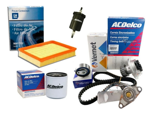 Kit Distribucion + Termostato + Kit Filtros Chevrolet Agile 1.4