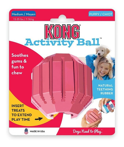 Kong Puppy Activity Ball Medium - Juguete Para Perros