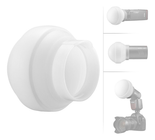 / Difusor, Cúpula, Difusor Flashes (com Silicone Para