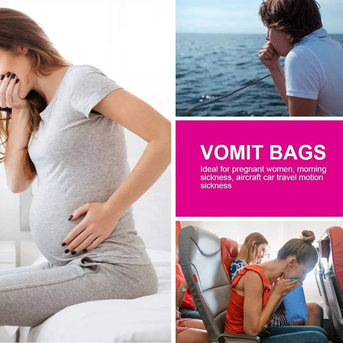 Bolsa De Viaje Desechable Ange Para Náuseas Y Vómitos, 10 Un