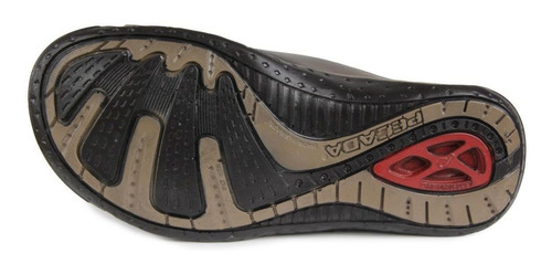 Imagem 5 de 6 de Chinelo Pegada Masculino Em Couro Cravo 131663-03