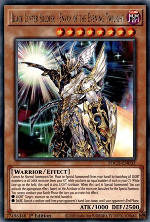Yugioh! Black Luster Soldier - Envoy Of The Evening Twilight