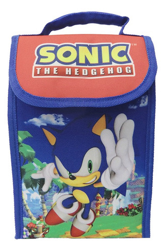 Lunchera Infantil Sonic 24,5 X 17,5 Cm