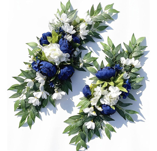 Flores De Arco De Boda, 2 Piezas De Hojas De Eucalipto Esqui