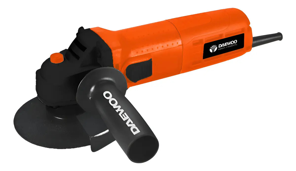 Amoladora Angular Daewoo de 750W para Disco de 4.5" Naranja